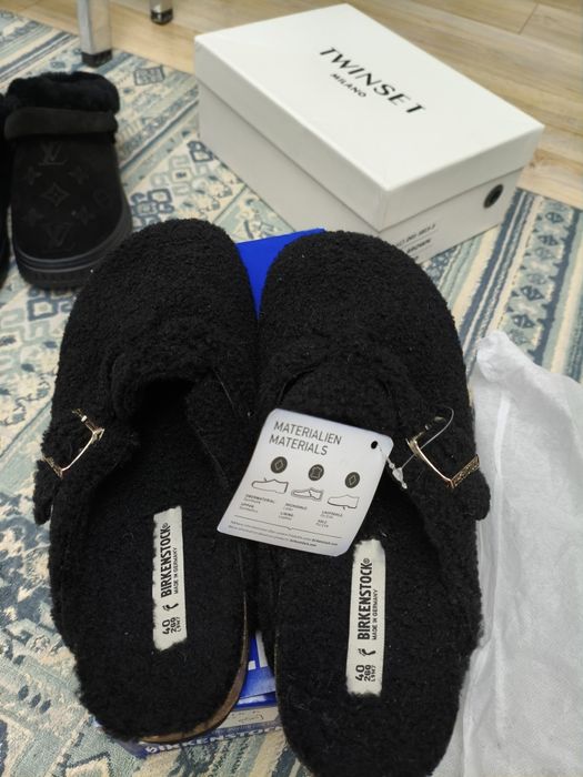 Новые Биркенштоки автоледи 39размер, натуральный мех