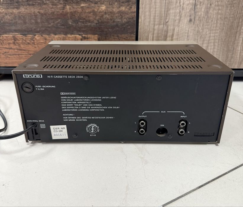 Колекционерски ретро дек BRUNS 2504 - 1982 г. - обслужен