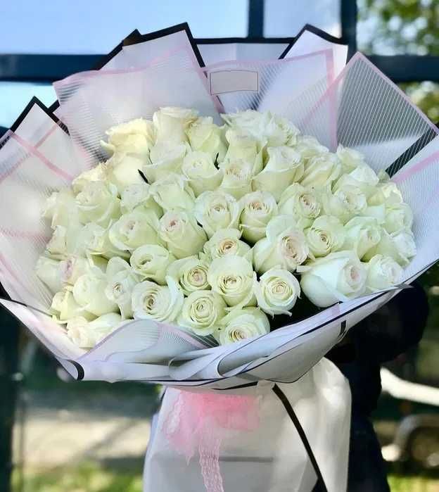 Цветы Розы метровые Шымкент доставка выгодные цены