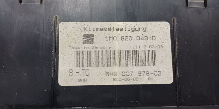 Panou climatronic  1M0820043D Seat Leon prima generatie 1M