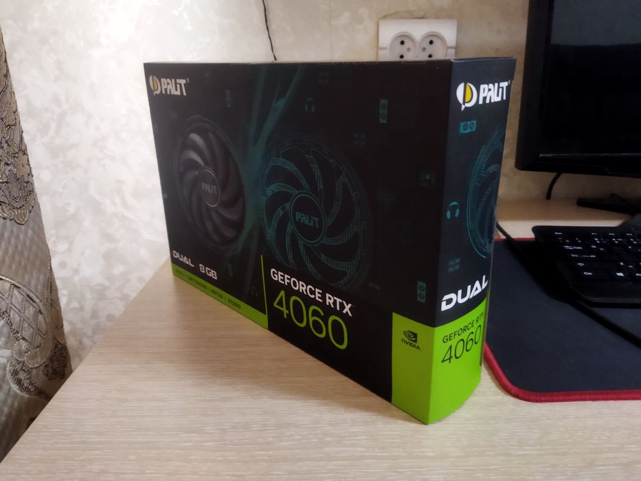 Видеокарта Palit RTX 4060 Dual, 8gb