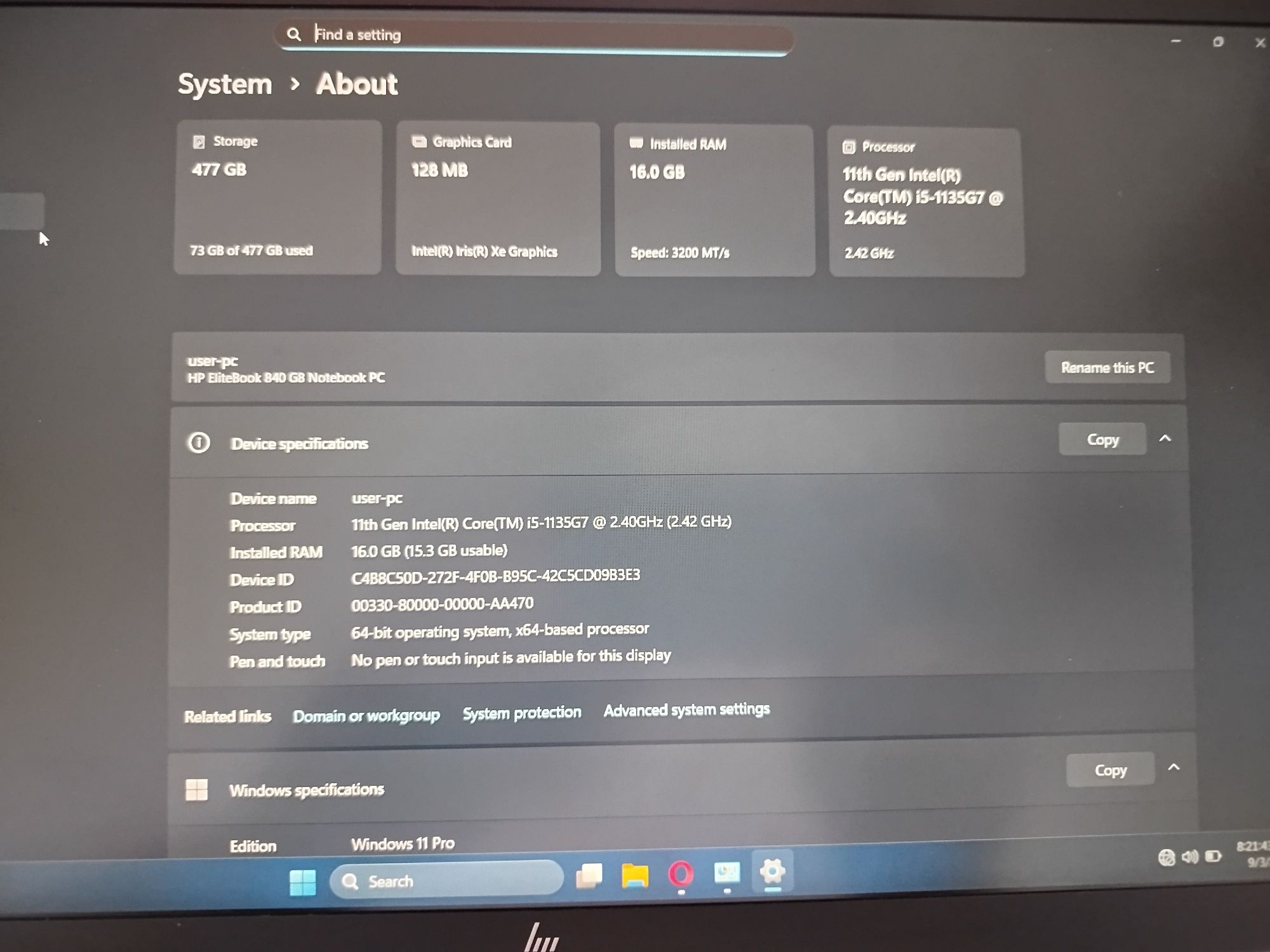 HP Elitebook 840