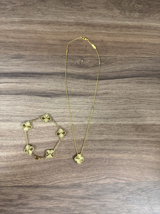 Set brățară si colier Van Cleef