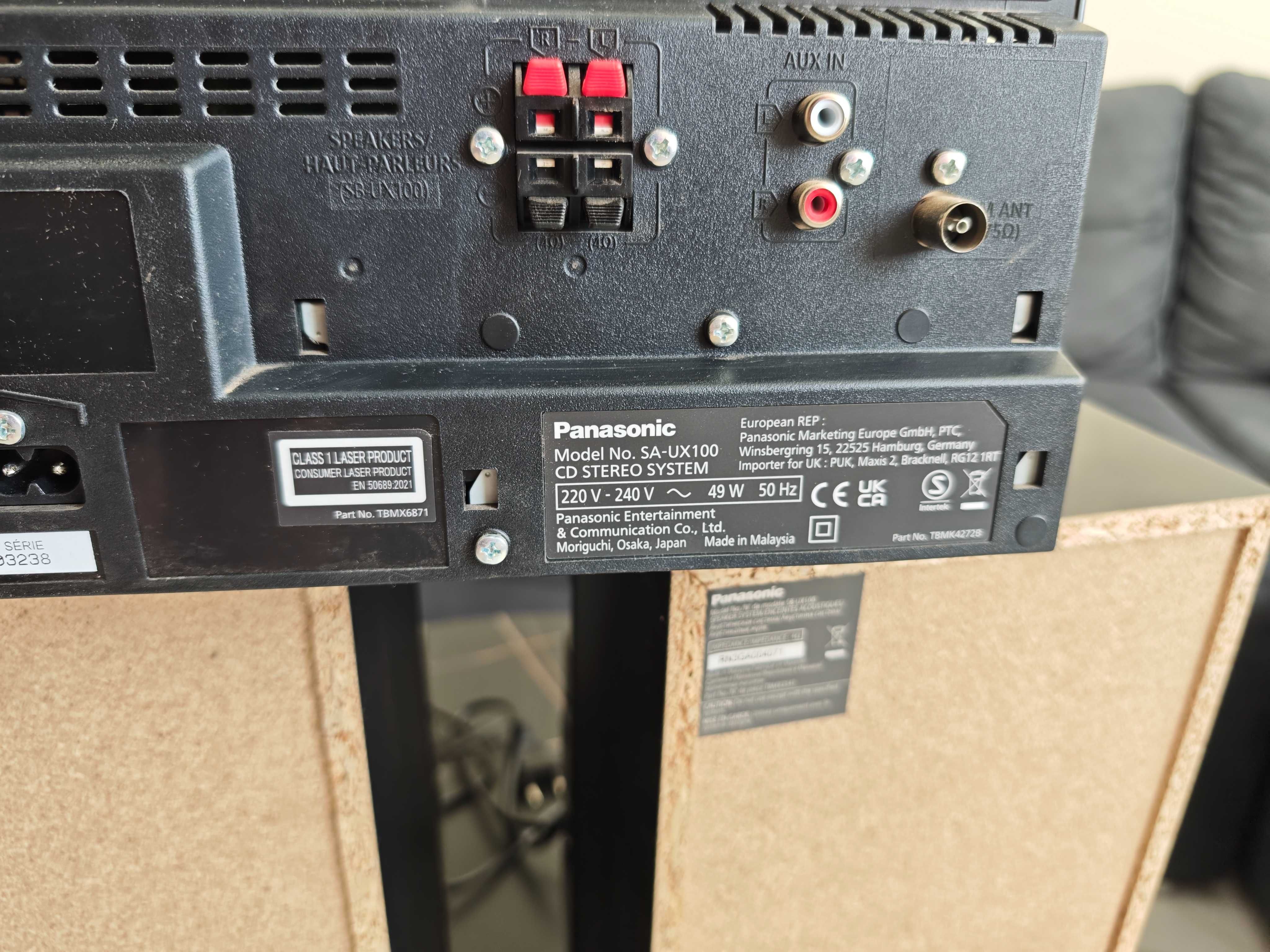 Компактна уредба Panasonic SA-UX100