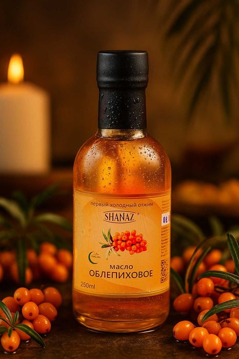 Масло Облепиховое 250мл (Чаканда мойи) в стеклянной бутылке НОВИНКА!!!