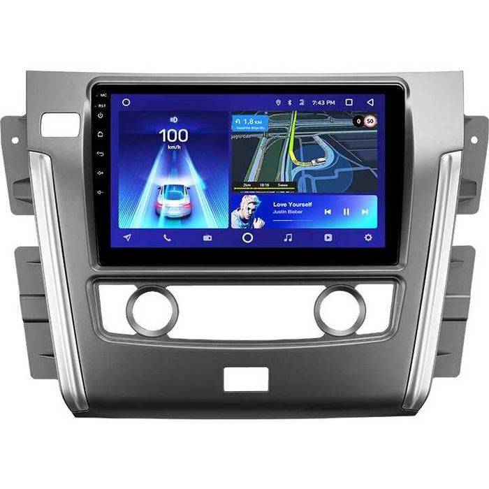Navigatie Android 14 Nissan Patrol Y62 2006 - 2020 1/8 Gb Waze CarPlay