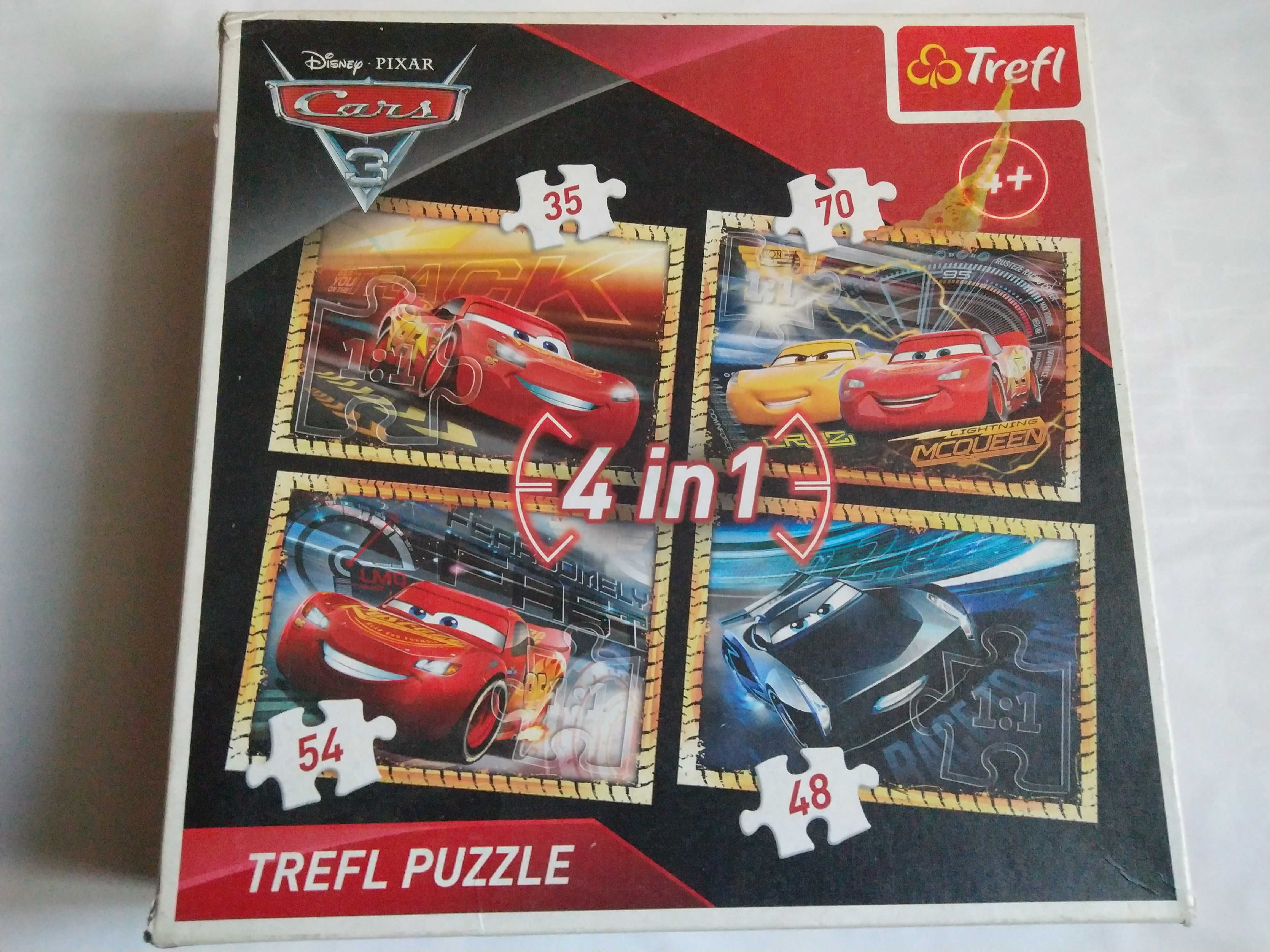 Trefl Disney Cars 3 Puzzle 4in1