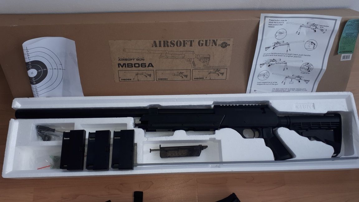 Vand pusca si echipament airsoft replica.