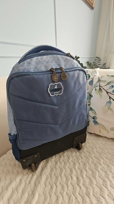 Ученическа раница на колелца за дърпане Santoro Gorjuss