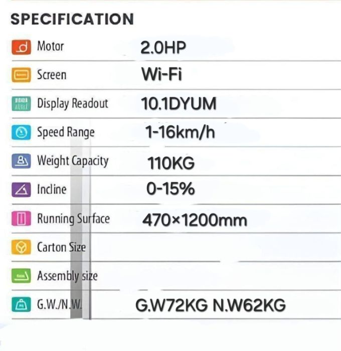 Беговая дорожка 5870 Fitness Gear