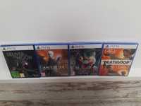 Deathloop ,The Medium , Devil may Cry , Deliver us the moon PS5