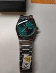 Poedagar Ceas Bărbați Quartz Elegant, Cadran Verde Smarald