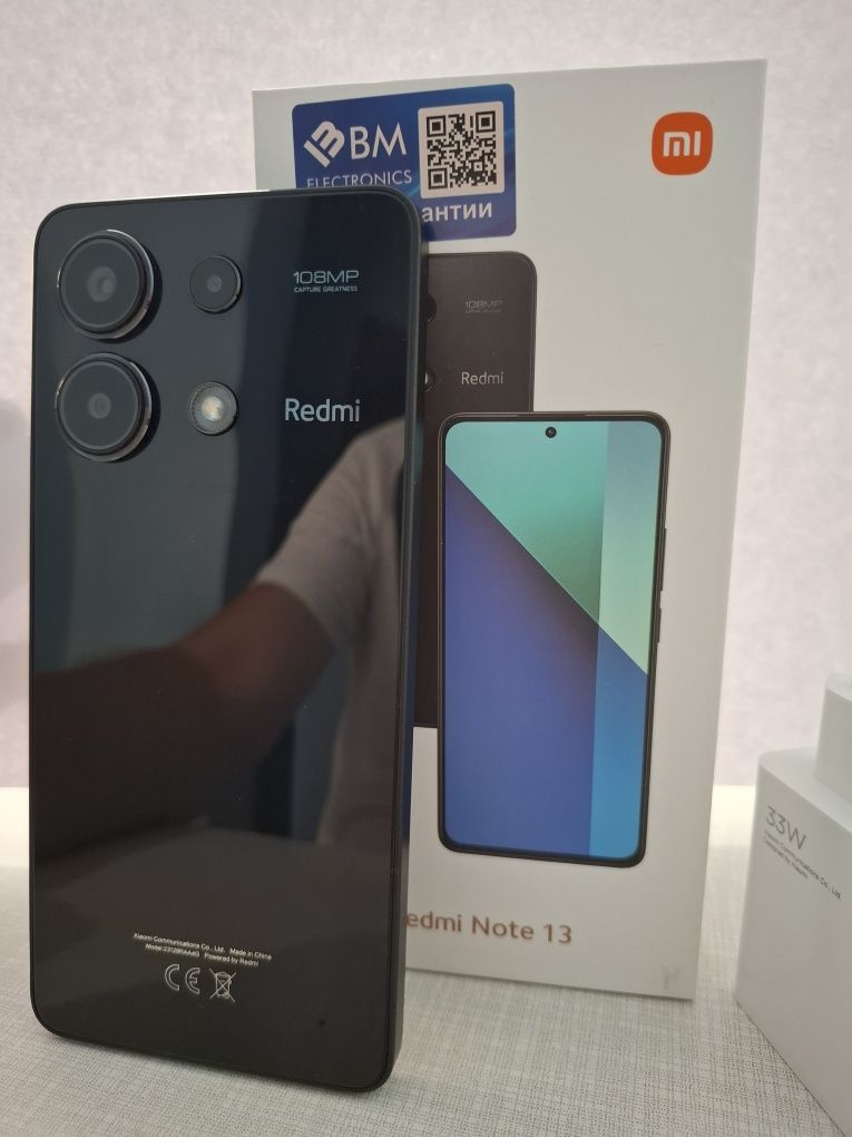 Redmi Note 13 6/128 Midnight Black сотилади