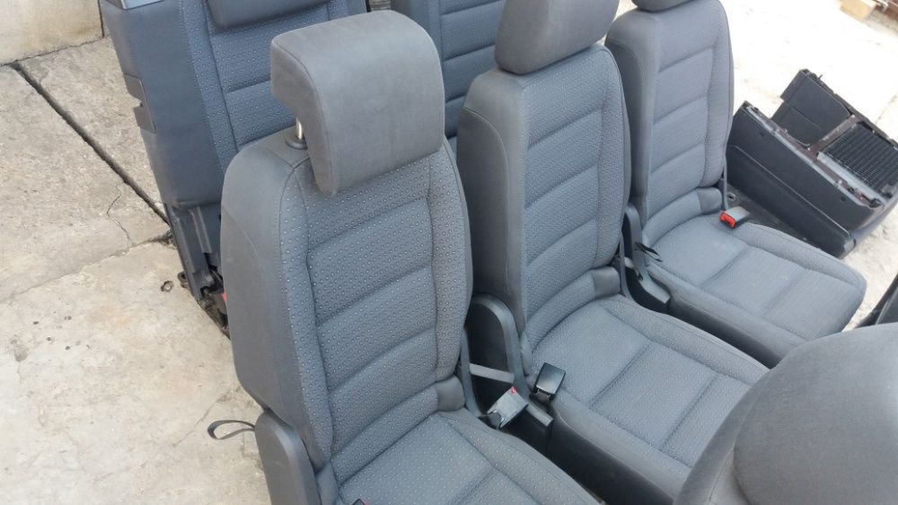 Set 7 scaune vw touran in stare foarte buna, cu prindere si sertare