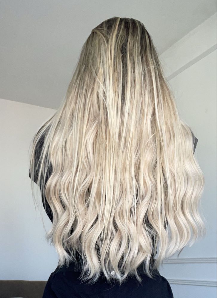 Extensii de par blonde