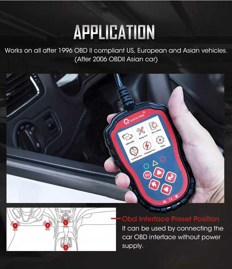 универсальный автомобильный OBD OBD2 сканер T41 машина