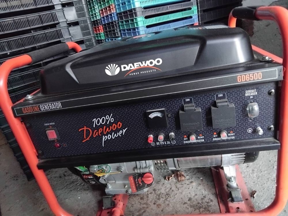 Бензинов генератор Daewoo GD6500