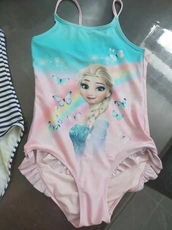 Costume de baie pt fete Disney Frozen 134/140 H&M stare foarte buna