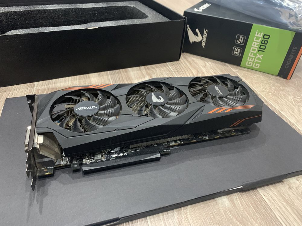 Мощная игровая видеокарта GeForce GTX1060 6Gb GDDR5. Состояние новой