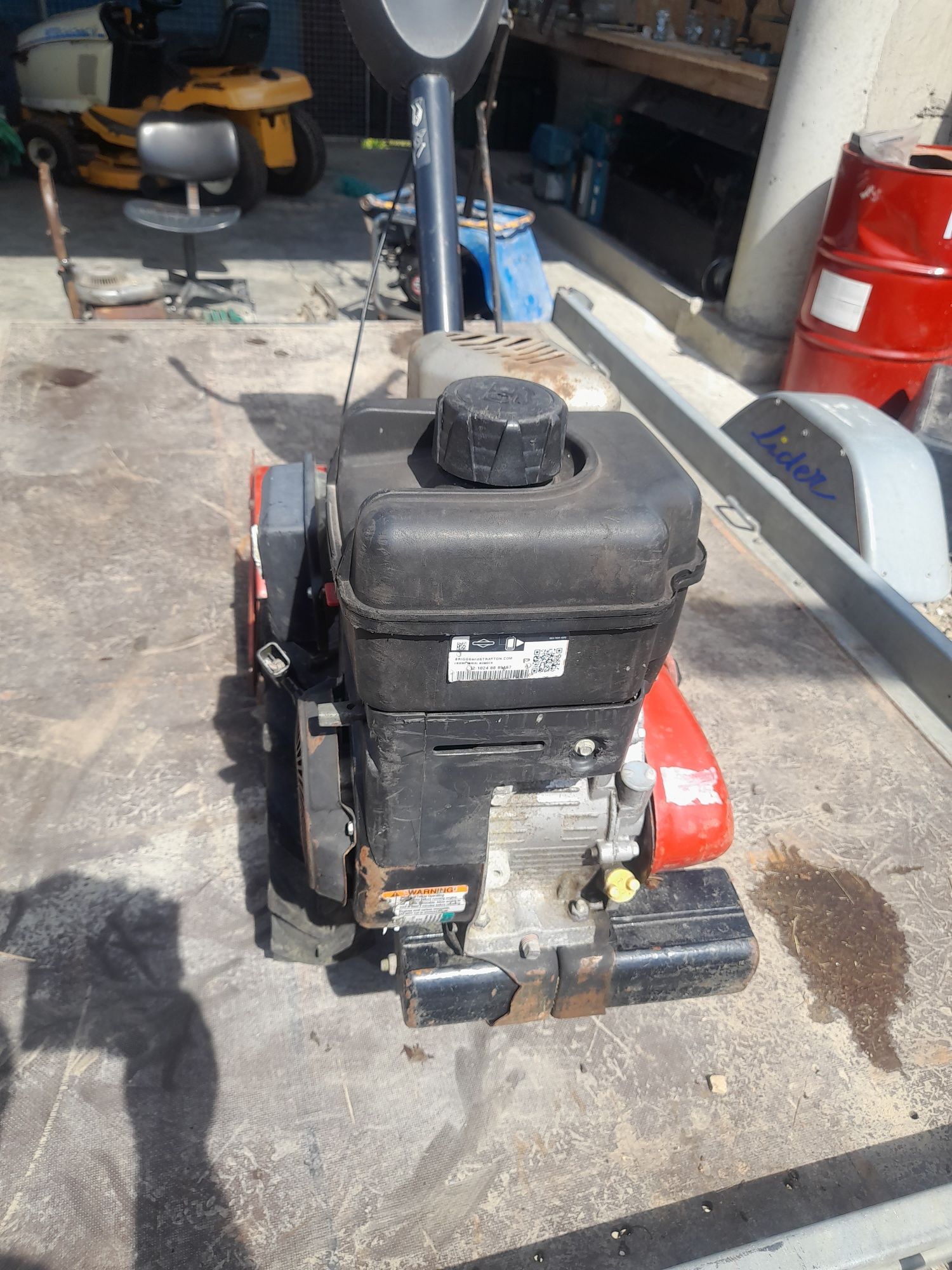 Motocultor laser