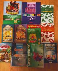 Diverse culegeri, dictionare si manuale scolare