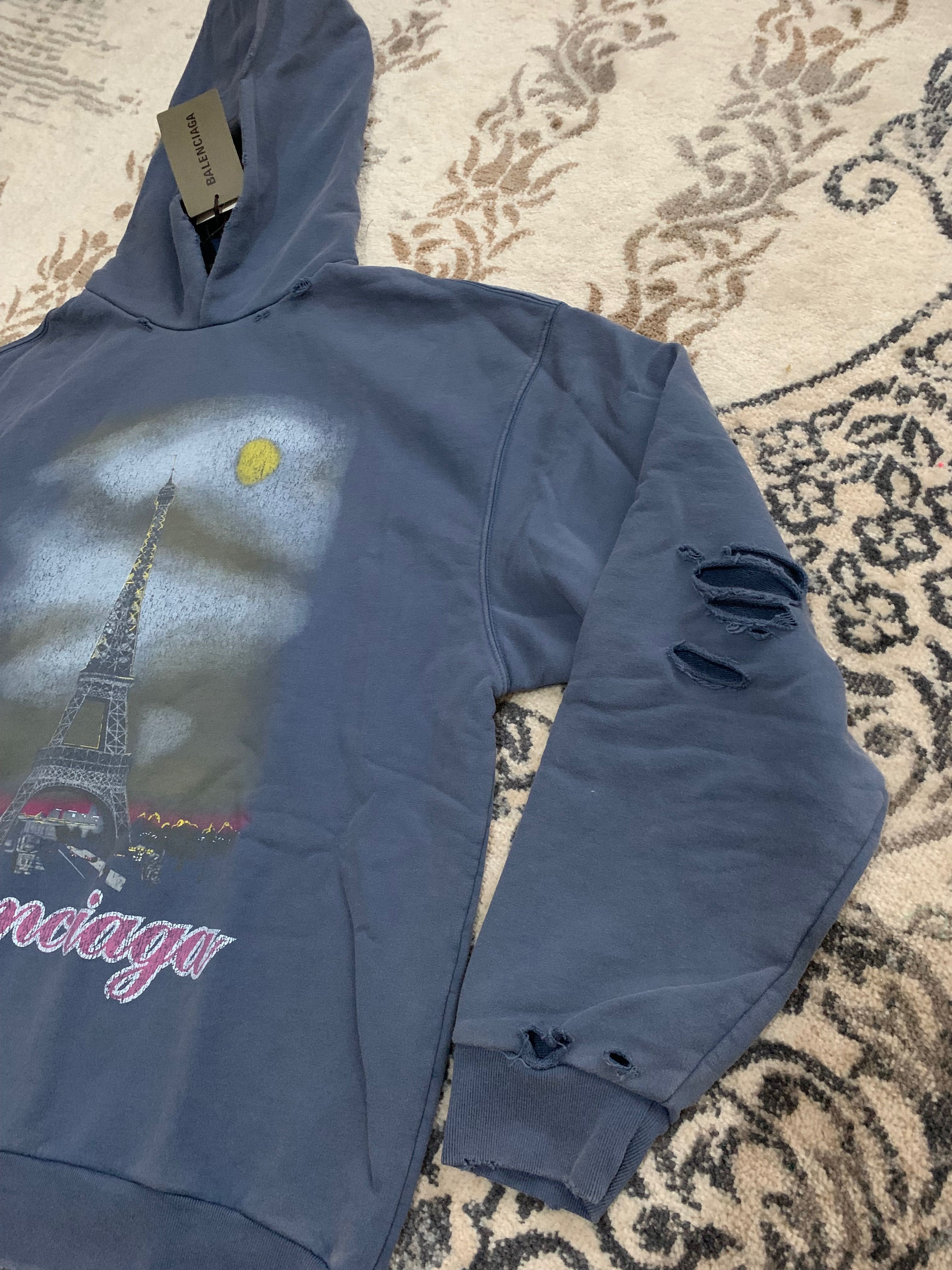 Balenciaga paris moon hoodie