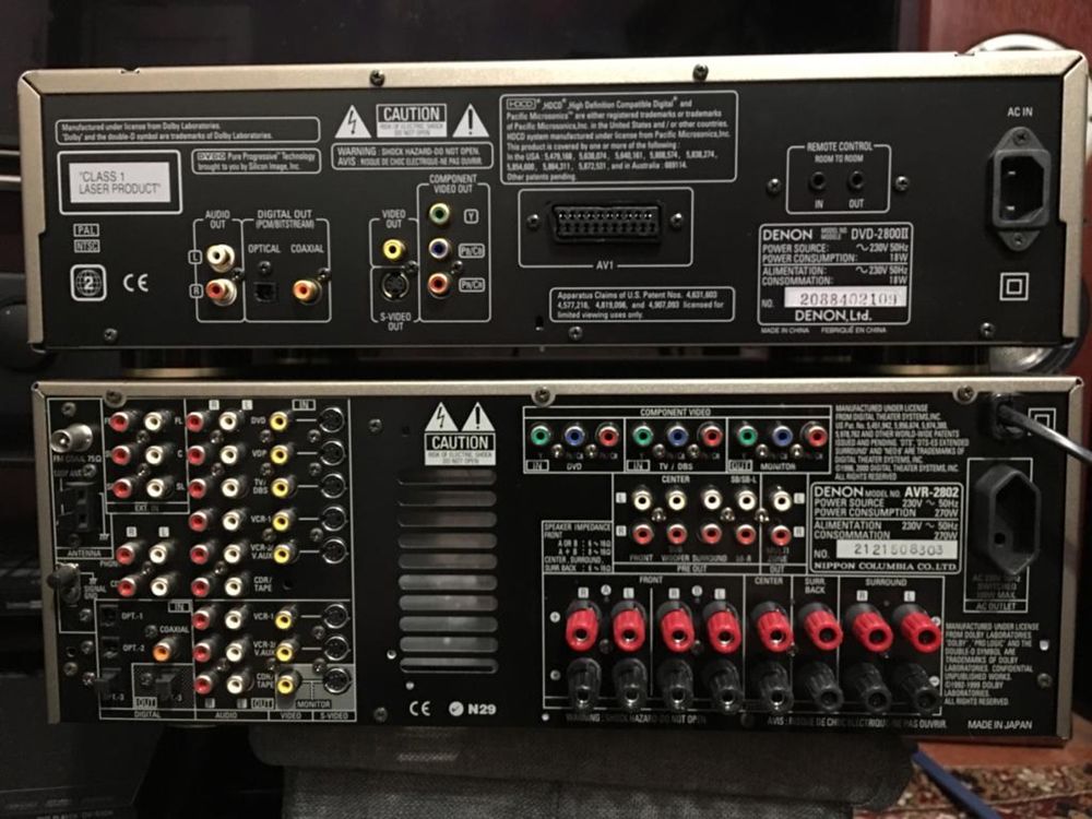 Ресивер Denon AVR-2802 (Made in Japan)