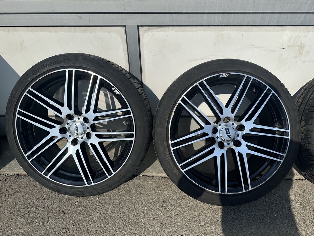 VAND JANTE AEZ R18 5x112 Anvelope CONTINENTAL Noi 7.2 mm