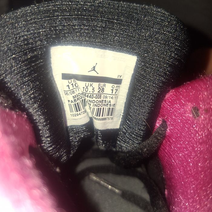 Nike Air Jordan 8.0 Retro GS 'Desert Pink', номер 28