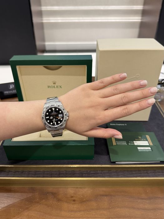 Rolex Explorer II 42mm Steel 216570 Black