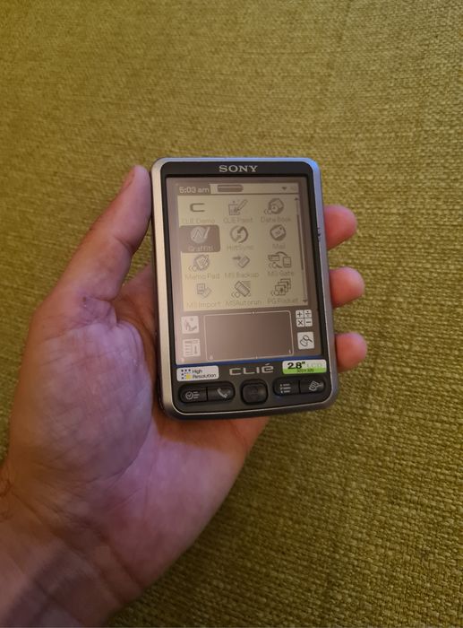 Sony Clie PEG SL10 PDA Mini Calculator PC Buzunar Pocket De Colectie