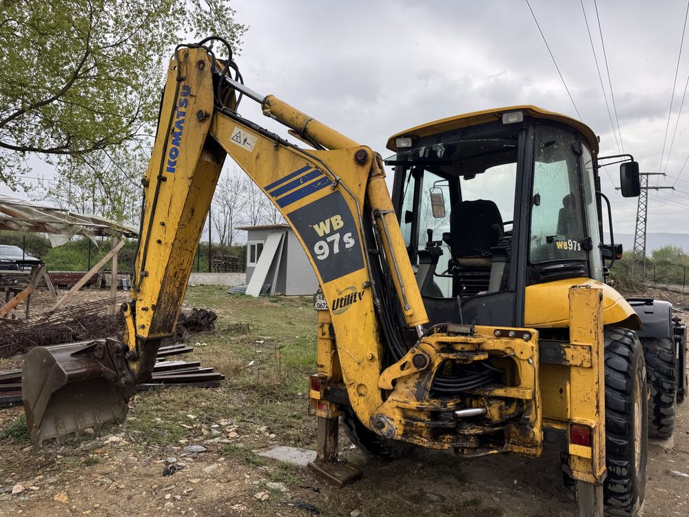 Komatsu WB97s Комбиниран Багер