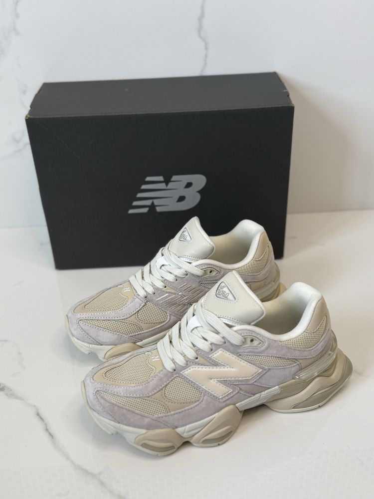New Balance 9060 Sea Salt Linea Grey Full Box