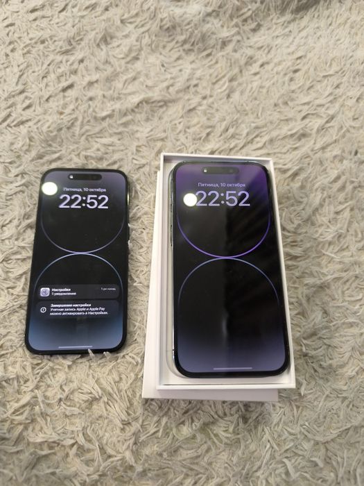 Без торга 2 IPhone 14 pro 87 и 81%акб в идеале, айфон 14 pro