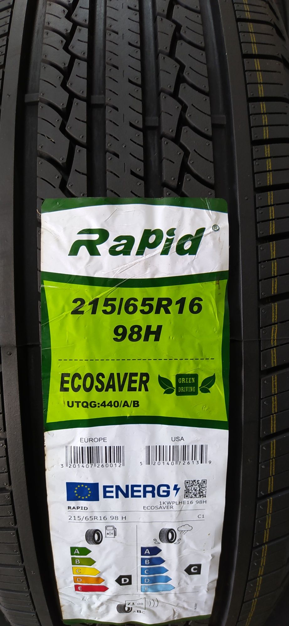 215/65R16. Rapid. Ecosaver