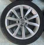 Jante aliaj VW Golf 7, 8, Passat, Touran, Jetta, cu anv 225/45/17 vara