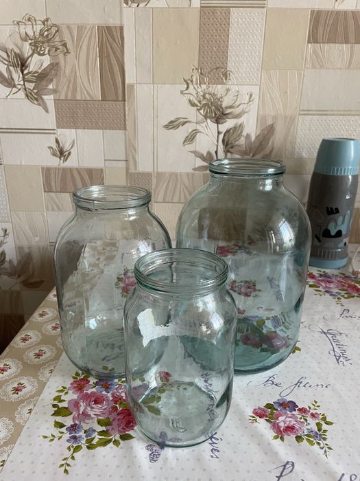 Продается стеклянные банки