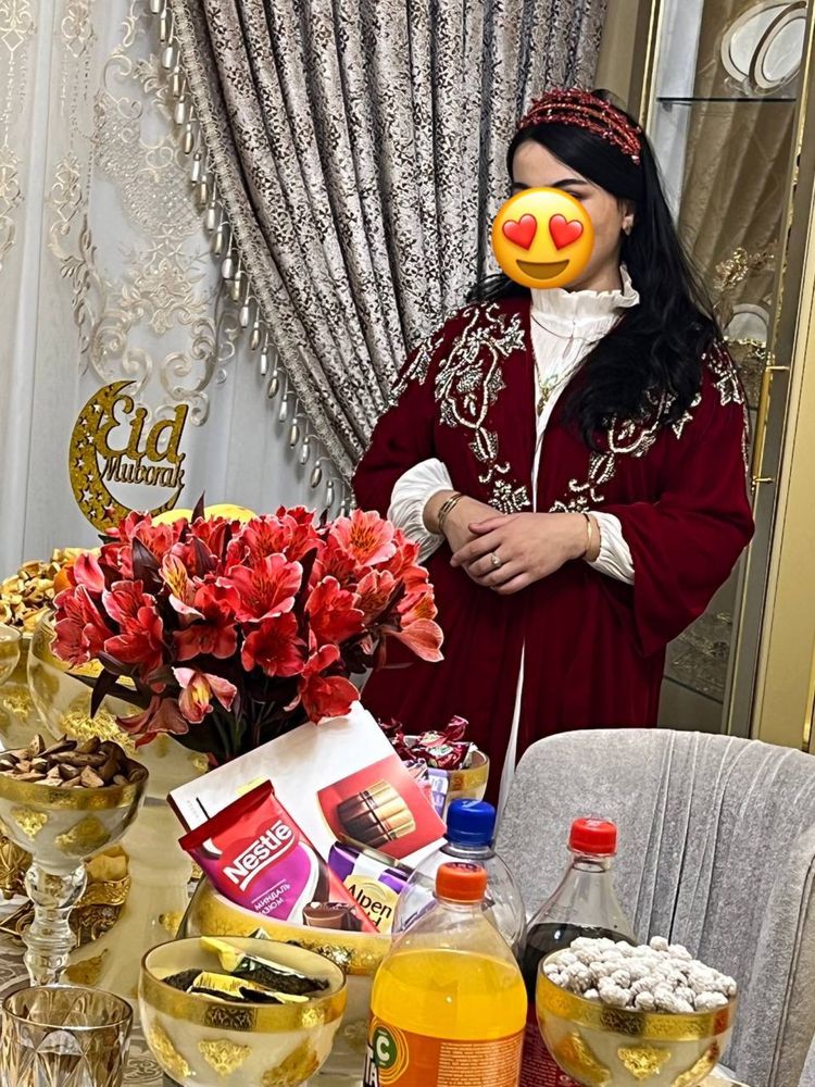 Dubai Abaya.Razmer standart 40-46gach keladi turk razmerda
