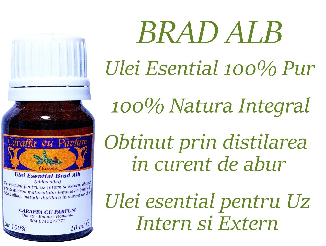 Ulei Esential de Brad Alb 10ml