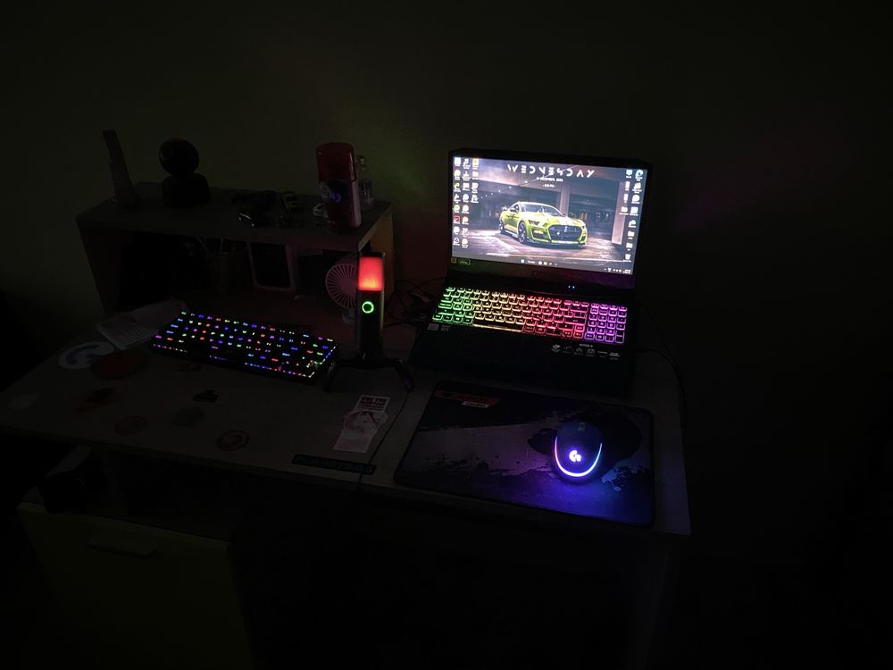 Gaming setup/мишка,микрофон и механична клавиатура