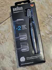 Aparat de tuns barba Braun Precision PT5010, lavabil, Negru