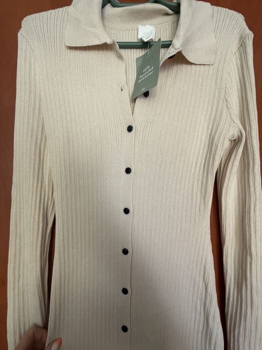 Дълга рокля H&M с копчета