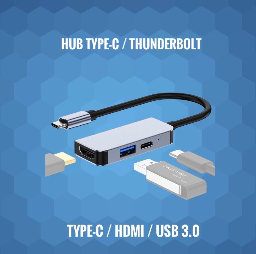 переходник HDMi USB Type-c адаптер хаб картридер