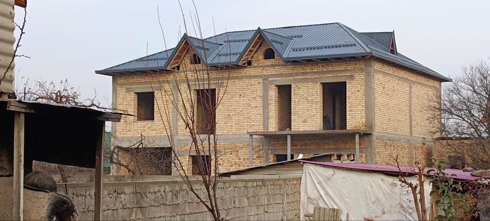 Продаётся Дом Коробка 6 Соток Ташкентский район Новый ТАШМИ Победа