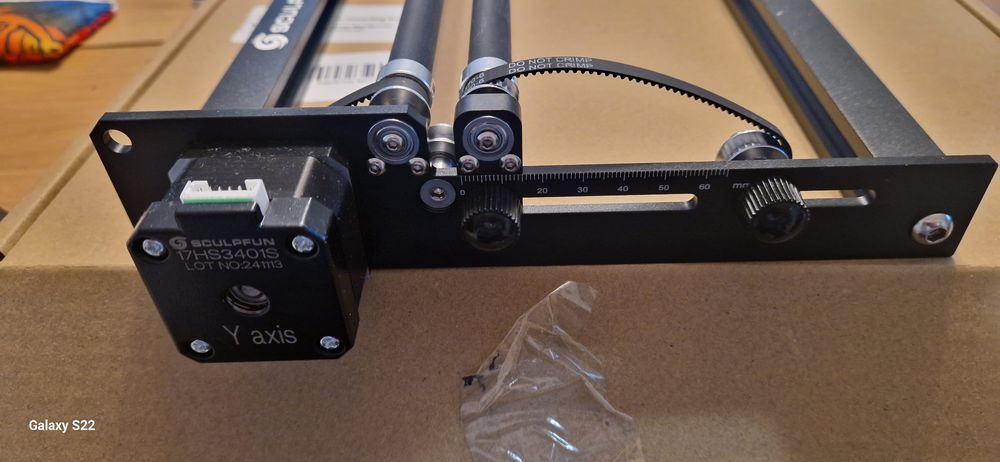 Лазерен ротационен валяк, възможност за гравиране на 360°