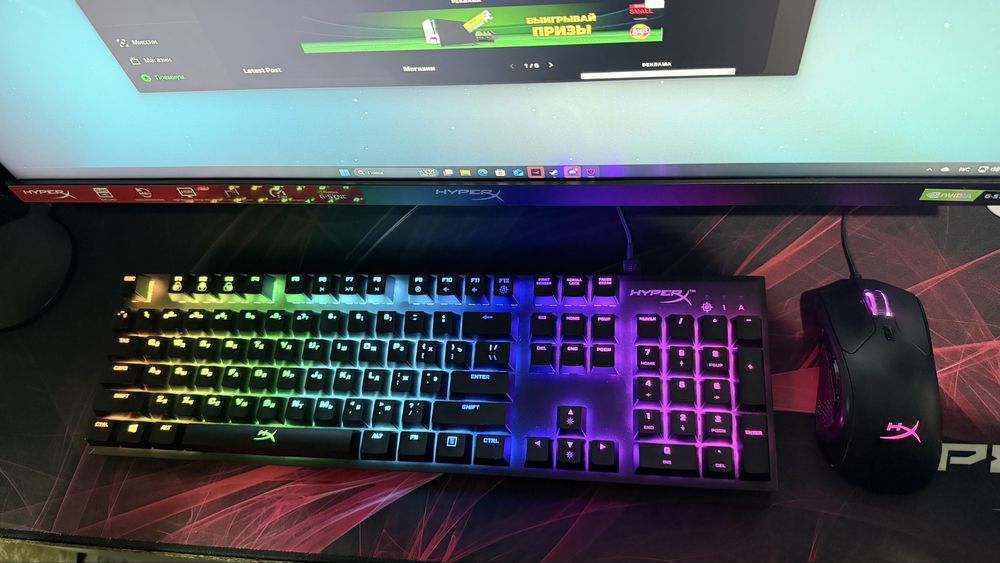 Hyper X клавиатура мышь