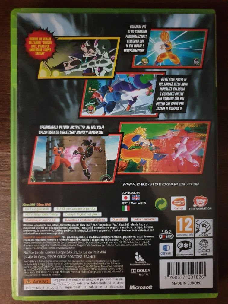 Dragon Ball Raging Blast 2 Xbox 360