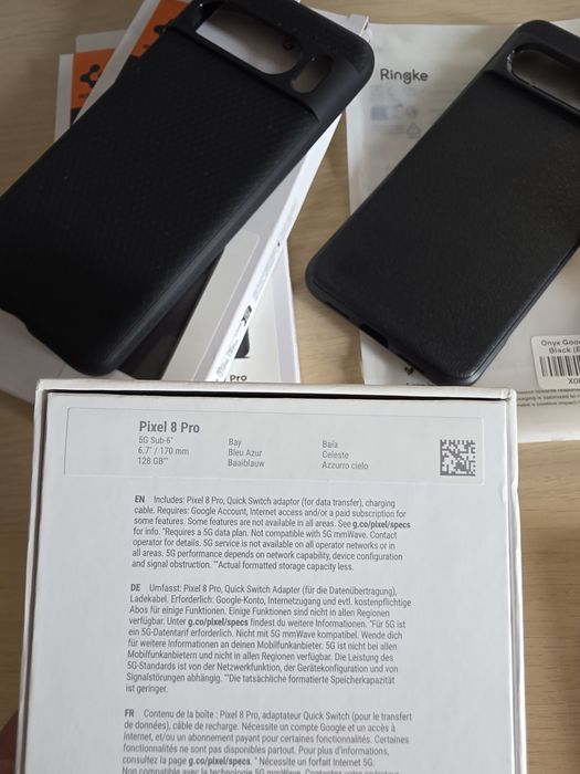Google Pixel 8 pro 128GB Bay + 4 хубави калъфчета