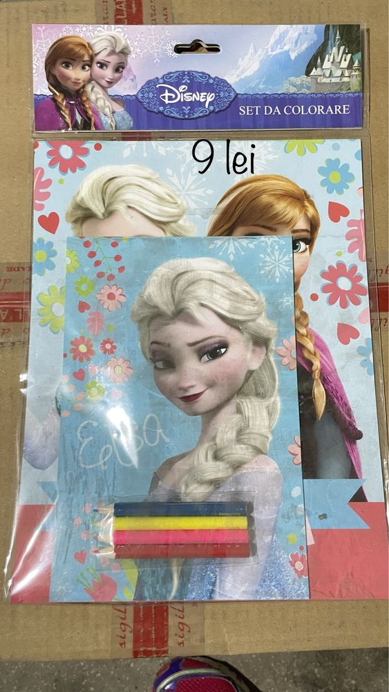 Seturi pentru scris/pictat/colorat Frozen Minnie Avengers