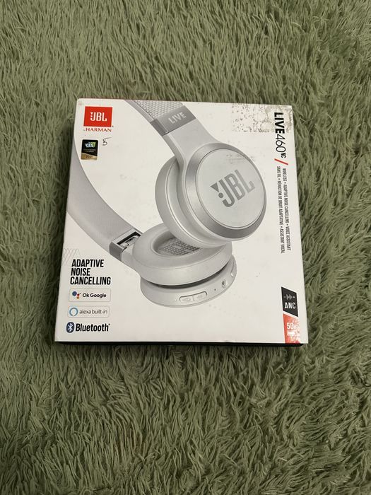 Наушники JBL Live 460NC bluetooth накладные белые